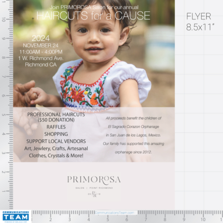 Primorosa Salon Annual Benefit – Flyer